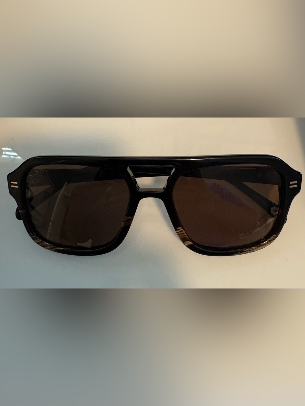 Sydney Black Sunglasses with Brown Lenses - WMP Eyewear